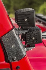 Rugged Ridge 97-06 Jeep Wrangler TJ Textured Black Dual A-Pillar Light Mount thumbnail 4