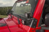 Rugged Ridge 97-06 Jeep Wrangler TJ Textured Black Dual A-Pillar Light Mount thumbnail 7