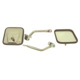 Rugged Ridge 97-06 Jeep Wrangler TJ Stainless Steel CJ-Style Side Mirror Kit thumbnail 5
