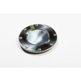 Rugged Ridge 97-06 Jeep Wrangler TJ Stainless Steel Non-Locking Gas Cap Door thumbnail 2