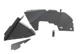 Rugged Ridge Inner Fender Liners Frnt Aluminum Black 18-20 Jeep Wrangler JL thumbnail 1