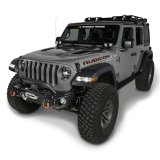 Rugged Ridge 18-20 Jeep Wrangler JL/JT Arcus Front Bumper Set w/ Overrider thumbnail 2