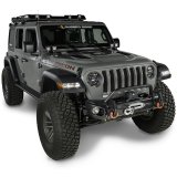 Rugged Ridge 18-20 Jeep Wrangler JL/JT Arcus Front Bumper Set w/ Overrider thumbnail 3