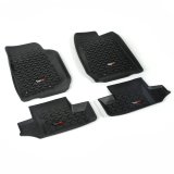 Rugged Ridge Floor Liner Front/Rear Black 2007-2018 Jeep Wrangler JK 2 Dr thumbnail 1