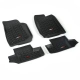 Rugged Ridge Floor Liner Front/Rear Black 2007-2018 Jeep Wrangler JK 2 Dr thumbnail 2