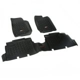Rugged Ridge Floor Liner Front/Rear Black 2007-2018 Jeep Wrangler JK 4 Dr thumbnail 2