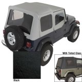 Rugged Ridge S-Top Door Skins Black Tinted Windows 88-95 Jeep Wrangler YJ thumbnail 1