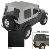 Rugged Ridge S-Top Door Skins Black Tinted Windows 88-95 Jeep Wrangler YJ thumbnail 2