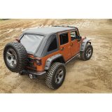 Rugged Ridge Bowless Soft Top Black Diamond 4-Door 07-18 Jeep Wrangler JK thumbnail 5