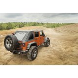 Rugged Ridge Bowless Soft Top Black Diamond 4-Door 07-18 Jeep Wrangler JK thumbnail 6