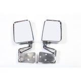Rugged Ridge 87-02 Jeep Wrangler YJ/TJ Chrome Dual Focus Door Mirror Kit thumbnail 1