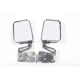 Rugged Ridge 87-02 Jeep Wrangler YJ/TJ Chrome Dual Focus Door Mirror Kit thumbnail 4