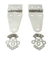 Rugged Ridge 76-95 Jeep CJ / Jeep Wrangler Stainless Steel Hood Hinges thumbnail 2