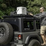 Rugged Ridge Roof Rack with Basket 18-20 Jeep Wrangler JL 4Dr Hardtops thumbnail 3