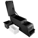 Rugged Ridge Ultimate Locking Console Black Denim 76-95 Jeep CJ&Wrangl thumbnail 2