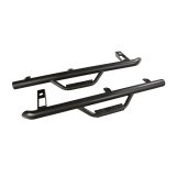 Rugged Ridge Spartan Nerf Bar Textured Black 97-06 Jeep Wrangler TJ thumbnail 1