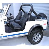 Rugged Ridge High-Back Front Seat Non-Recline Black 76-02 CJ&Wrangl thumbnail 1