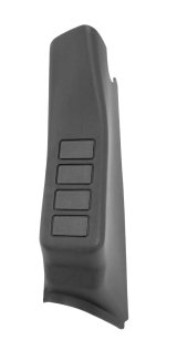 Rugged Ridge A-Pillar 4 Switch Pod Black LHD 07-10 Jeep Wrangler JK thumbnail 4