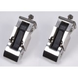 Rugged Ridge 97-06 Jeep Wrangler TJ Stainless Steel Hood Catch Set thumbnail 1