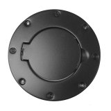 Rugged Ridge 97-06 Jeep Wrangler TJ Black Non-Locking Gas Cap Door thumbnail 1