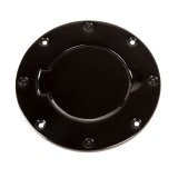 Rugged Ridge 97-06 Jeep Wrangler TJ Black Non-Locking Gas Cap Door thumbnail 3