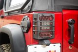 Rugged Ridge 07-18 Jeep Wrangler JK Black Elite Tail Light Guards thumbnail 7