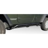 Rugged Ridge RRC Rocker Guards Black 07-18 4-Door Jeep Wrangler thumbnail 2