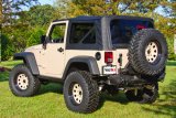 Rugged Ridge XHD Sailcloth Top Black 2-Door 07-09 Jeep Wrangler thumbnail 1