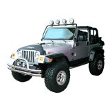 Rugged Ridge 97-06 Jeep Wrangler TJ Black Full Frame Light Bar thumbnail 2