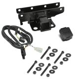 Rugged Ridge Receiver Hitch Kit Jeep Logo 07-18 Jeep Wrangler thumbnail 1