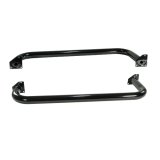 Rugged Ridge 3-In Round Side Steps Black 97-06 Jeep Wrangler thumbnail 2