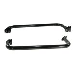 Rugged Ridge 3-In Round Side Steps Black 97-06 Jeep Wrangler thumbnail 4
