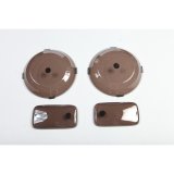 Rugged Ridge Headlight&Turn Signal Cover Set Smoke 97-06TJ thumbnail 1