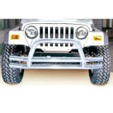 Rugged Ridge 3-In Double Tube Front Bumper SS 76-06 Models thumbnail 6