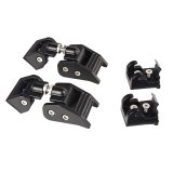 Rugged Ridge 07-18 Jeep Wrangler JK Black Hood Catches thumbnail 1