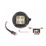 Rugged Ridge Round LED Light 3.5in Combo High/Low Beam thumbnail 4