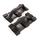 Rugged Ridge Paracord Grab Handles Black/Black Pair thumbnail 1