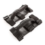 Rugged Ridge Paracord Grab Handles Black/Black Pair thumbnail 6