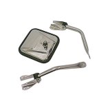 Rugged Ridge 55-86 Jeep CJ Chrome Mirror Head thumbnail 2
