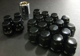 Project Kics 16 LUGS + 4 LOCKS Black Bullock And Nut Set - 12X1.50 thumbnail 1