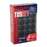 Project Kics 16 LUGS + 4 LOCKS Tuskey Black Bullock And Nut Set - 14X1.50 thumbnail 1