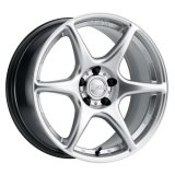 Kansei K11S Tandem 19x9.5in / 5x120 BP / 22mm Offset / 72.00mm Bore - Hyper Silver Wheel thumbnail 1