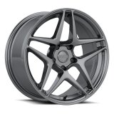 Kansei K15G Astro 19x9.5in / 5x120 BP / 35mm Offset / 72.56mm Bore - Gunmetal Wheel thumbnail 1