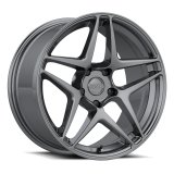 Kansei K15G Astro 18x9.5in / 5x100 BP / 22mm Offset / 73.1mm Bore - Gunmetal Wheel thumbnail 1