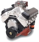 Edelbrock Crate Engine Edelbrock/Pat Musi 555 RPM XT BBC 675 HP Stock Exhaust Port Location thumbnail 2