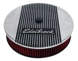 Edelbrock Air Cleaner Elite II 14In Diameter w/ 3In Element Standard Height Polished thumbnail 1