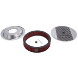 Edelbrock Air Cleaner Elite II 14In Diameter w/ 3In Element Standard Height Polished thumbnail 5