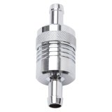Edelbrock Fuel Filter Aluminum 3In X 01/ 1/8In 3/8In Inlet/Outlet Chrome thumbnail 4