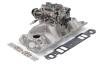 Edelbrock Manifold And Carb Kit Performer RPM Small Block Chevrolet Vortec Natural Finish thumbnail 5