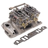Edelbrock Performer RPM Dual-Quad Kit for 1986 And Prior SB-Chevy thumbnail 2